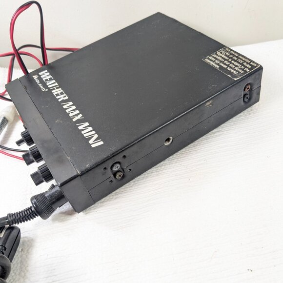 Vintage Midland Weather Max Mini 40 channel CB & VHF Radio Model 77-116 READ - Picture 11 of 15